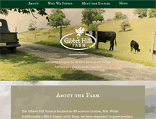 Tablet Screenshot of gibbethillfarm.com